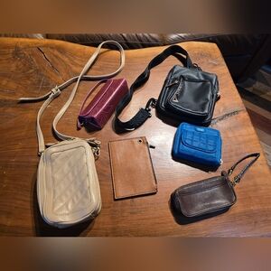 Mixed Lot Purses Crossbody Pouches Wallet Sunglass Case Purse